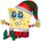 2.5ft. Airblown® Inflatable SpongeBob in Holiday Outfit